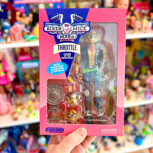 Biker Mice From Mars: Throttle Deluxe Action Figure 18cm (Nacelle Company, 2023) - PopCultGang