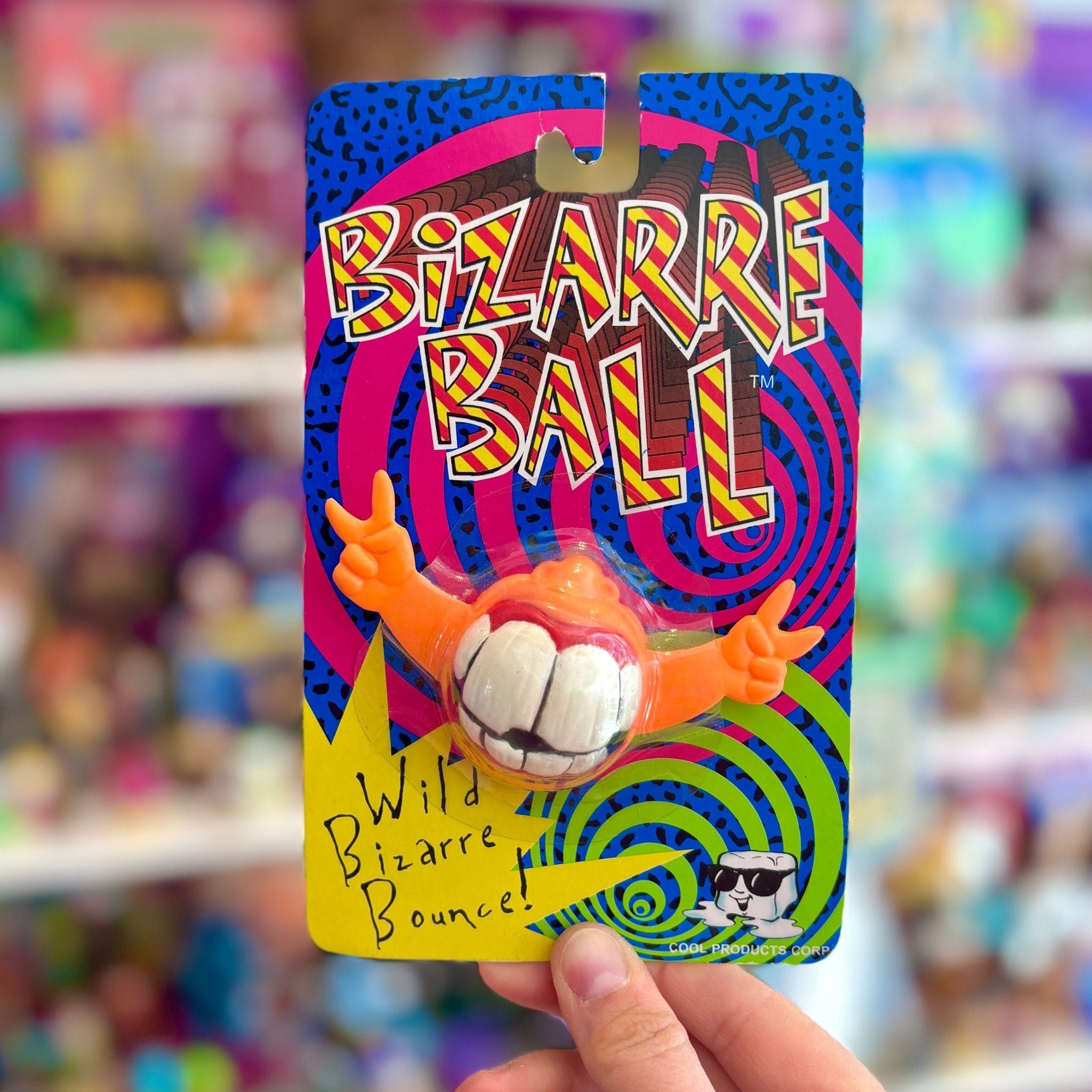 Distorted Boball Bizarre Ball: Smiley Bouncing Ball (Mad Ball knock off, 90s) – PopCultGang