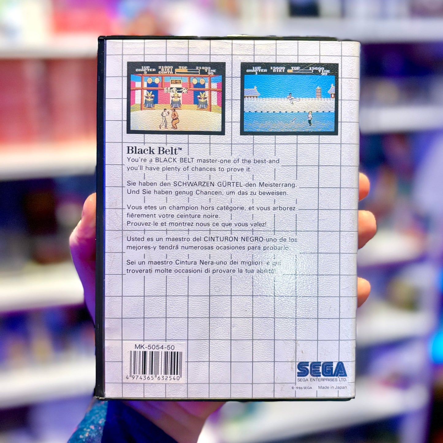 Black Belt (Sega Master System) - PopCultGang