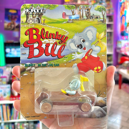 Blinky Bill In The Log Car Figure (MOC, 1995) - PopCultGang