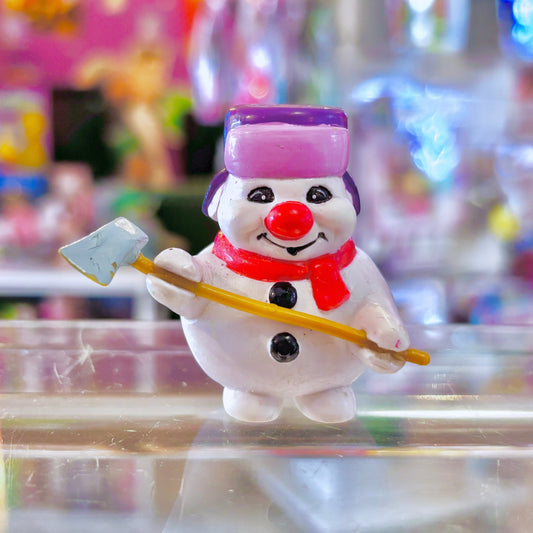 Bouli: Cute Snowman With Axe PVC Figure (1985) - PopCultGang