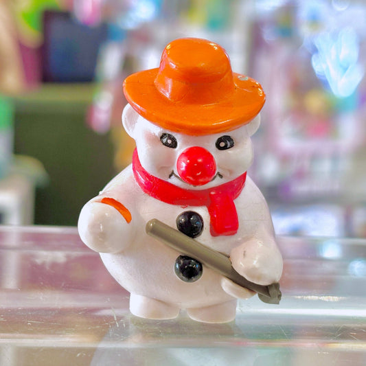 Bouli: Cute Snowman With Shovel PVC Figure (1985) - PopCultGang