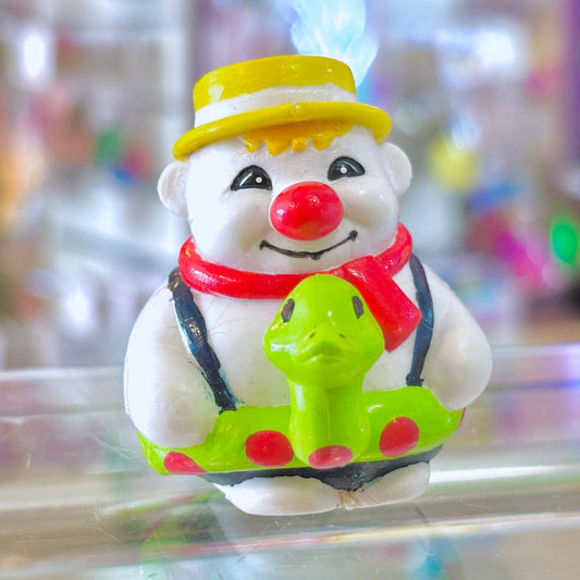 Bouli: Cute Snowman With Turtle Swim Ring PVC Figure (1985) - PopCultGang