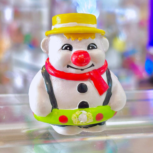 Bouli: Cute Snowman With Turtle Swim Ring PVC Figure (1985) - PopCultGang