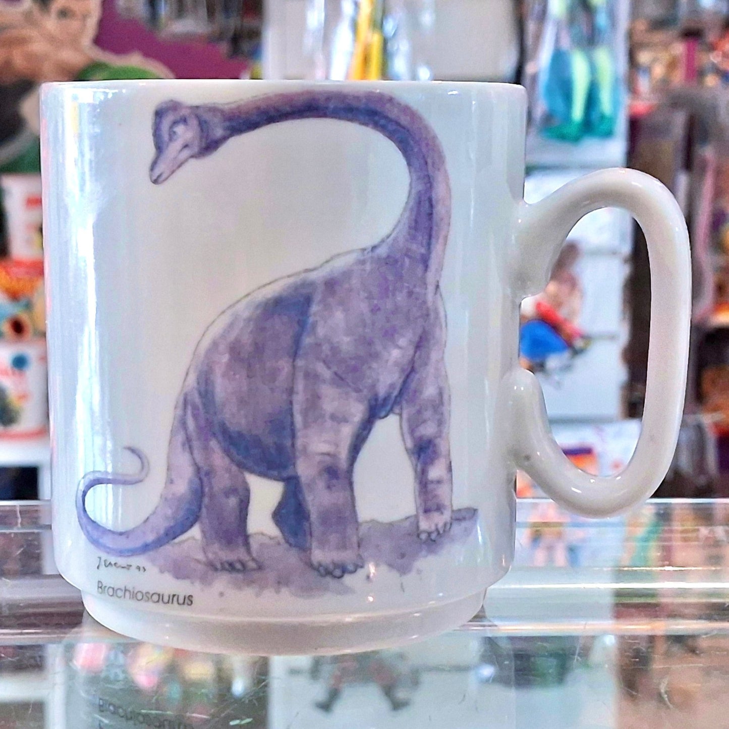 Brachiosaurus Dinosaur Ceramic Mug (TOLK-SCHAU, 90s) - PopCultGang