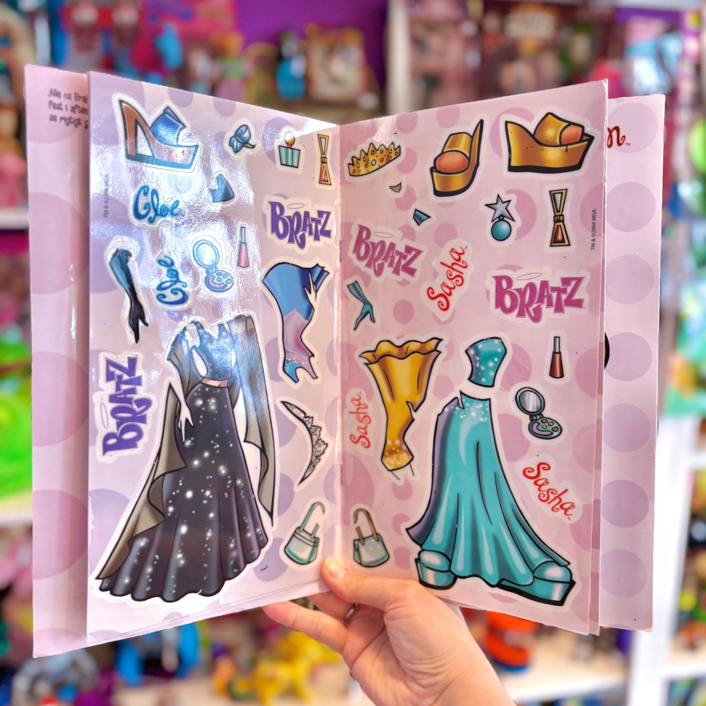 Bratz: "Så' Der Fest" Sticker Book (danish, unused, 2000s) - PopCultGang