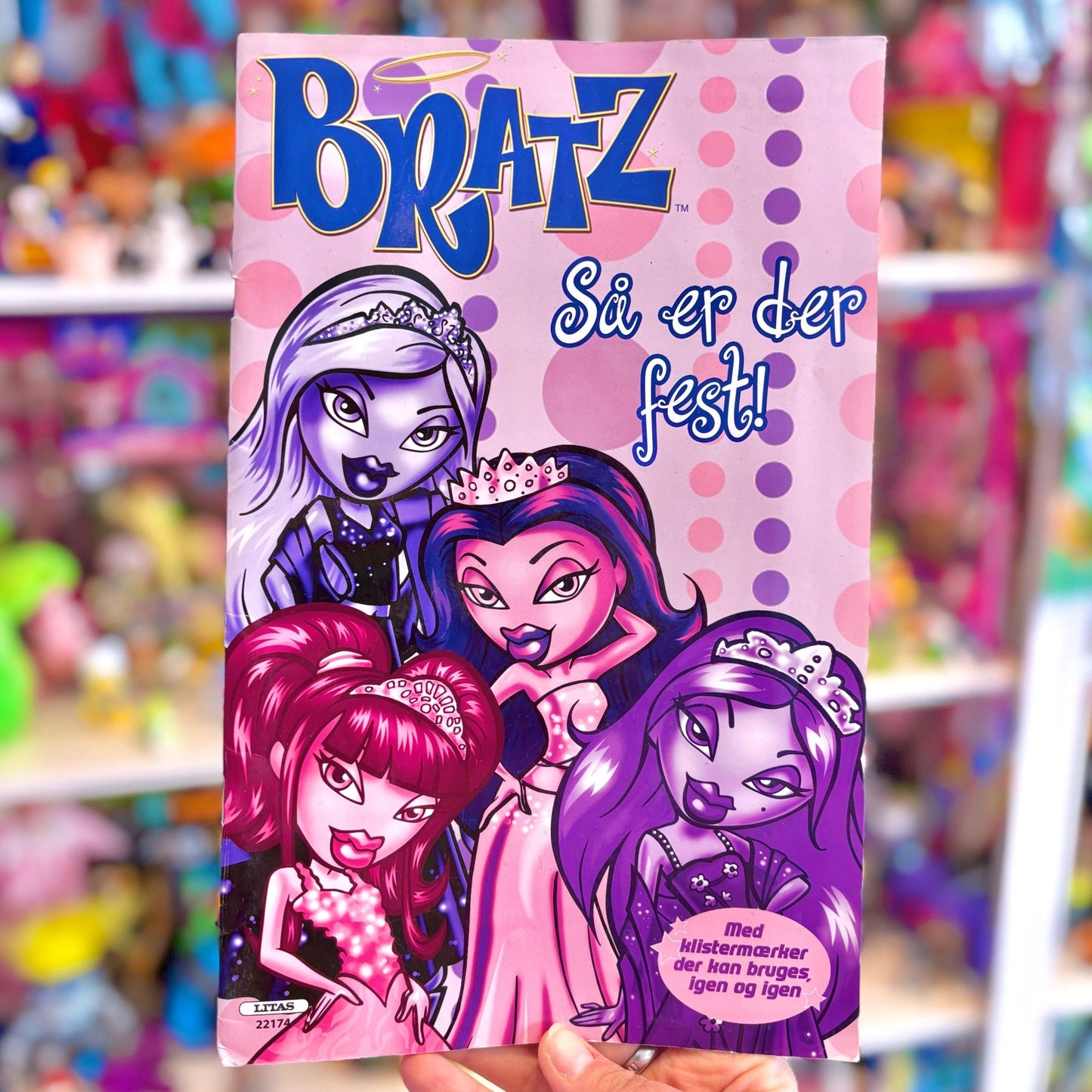 Bratz: "Så' Der Fest" Sticker Book (danish, unused, 2000s) - PopCultGang