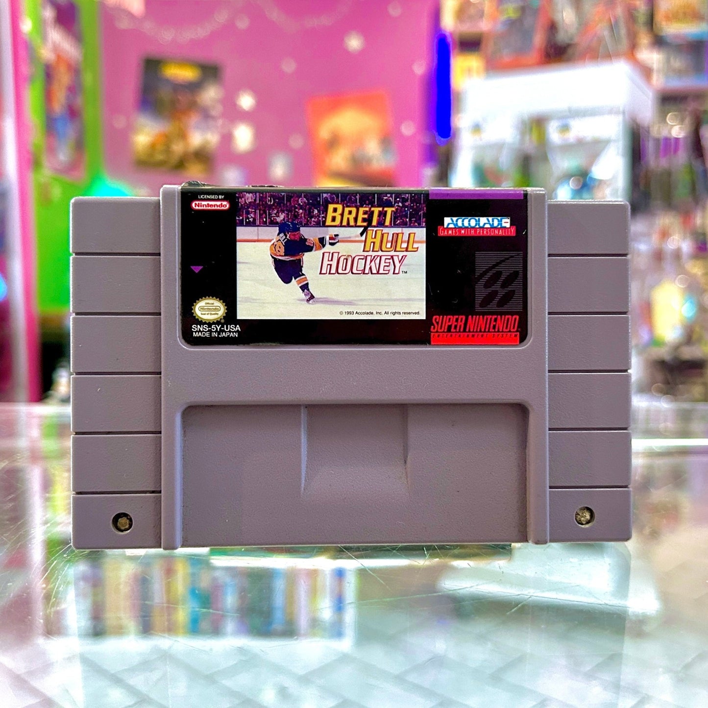 Brett Hull Hockey (SNES, NTSC) - PopCultGang