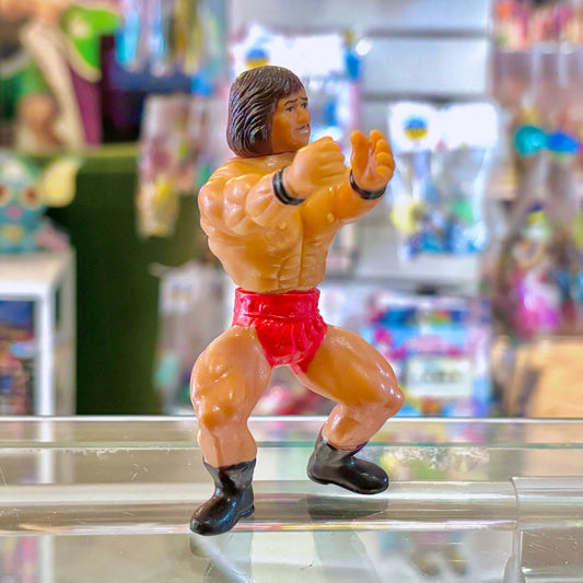 Brown Haired Wrestler - Clip - On Hanging Hugging Figure (bootleg, 80s) - PopCultGang