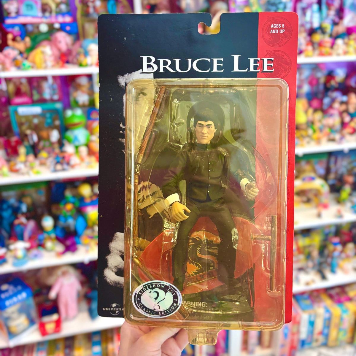 Bruce Lee: The Universal - Black Shirt Action Figure (MOC, Sideshow Toys, 1998) - PopCultGang
