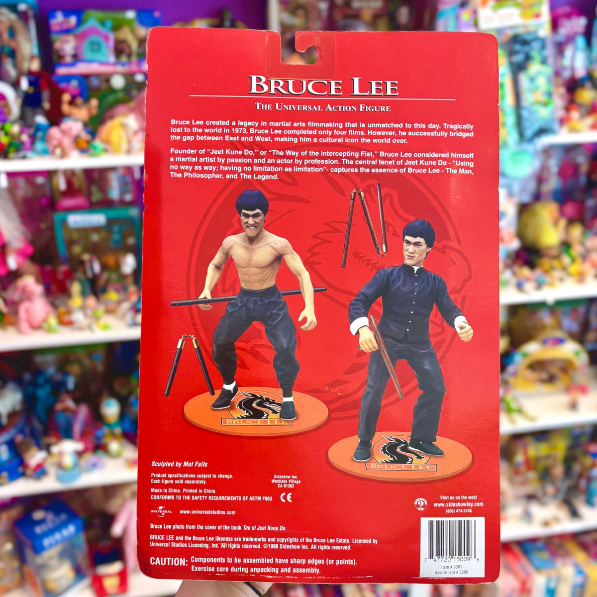 Bruce Lee: The Universal - No Shirt Action Figure (MOC, Sideshow Toys, 1998) - PopCultGang