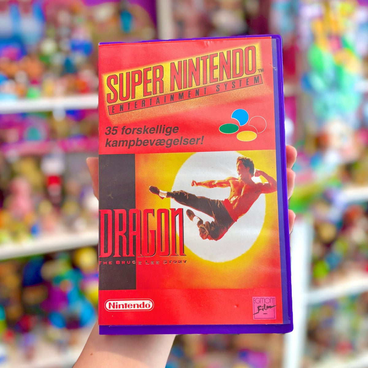 Bruce Lee (Yapon, Danish rental case variant, Super Nintendo/SNES) (Copy) - PopCultGang