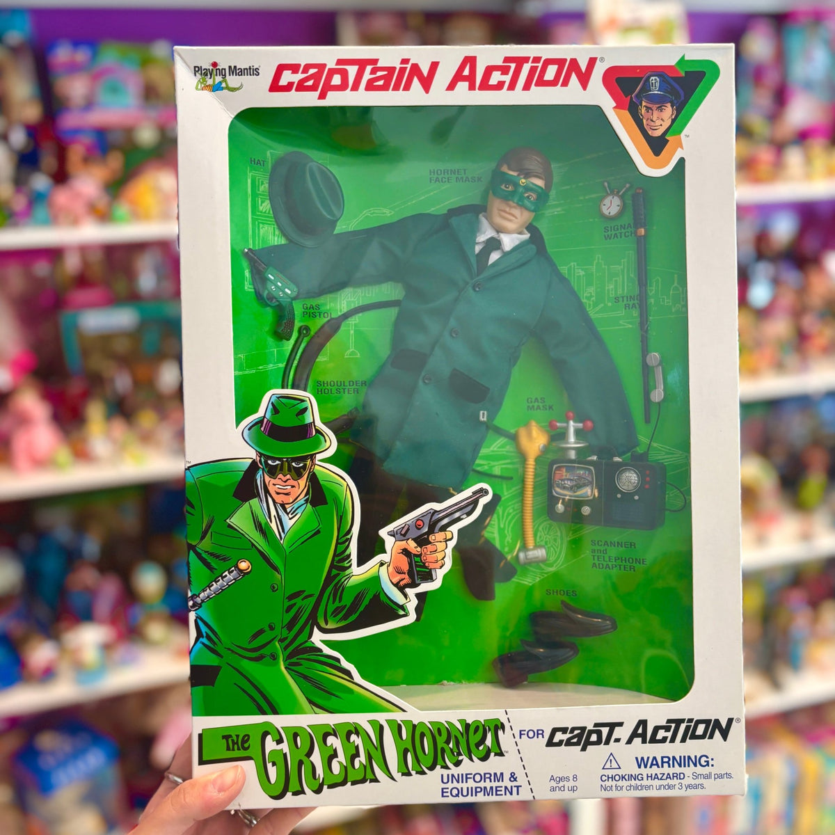 Captain Action: Green Hornet Uniform and Equipment Set (Playing Mantis, 2000s) - PopCultGang