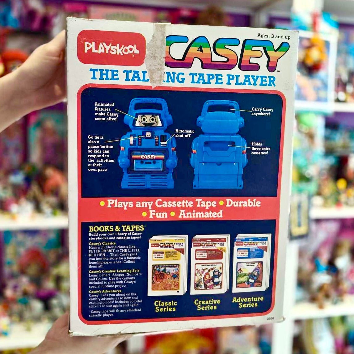 Talking Tapes Casey the Talking Tape Player (Playskool, 1985) – PopCultGang