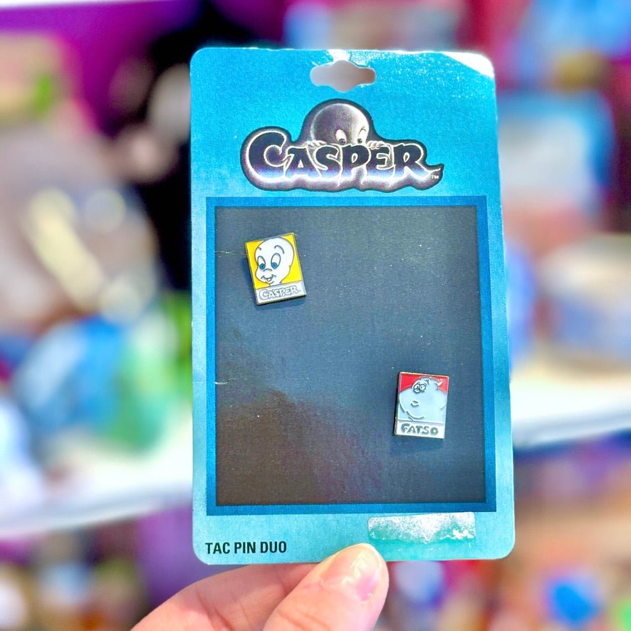 Casper The Friendly Ghost Pins: Casper & Fatso - Tac Pin Duo (90s) - PopCultGang