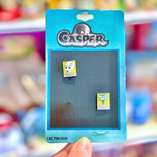 Casper The Friendly Ghost Pins: Casper & Stretch - Tac Pin Duo (90s) - PopCultGang