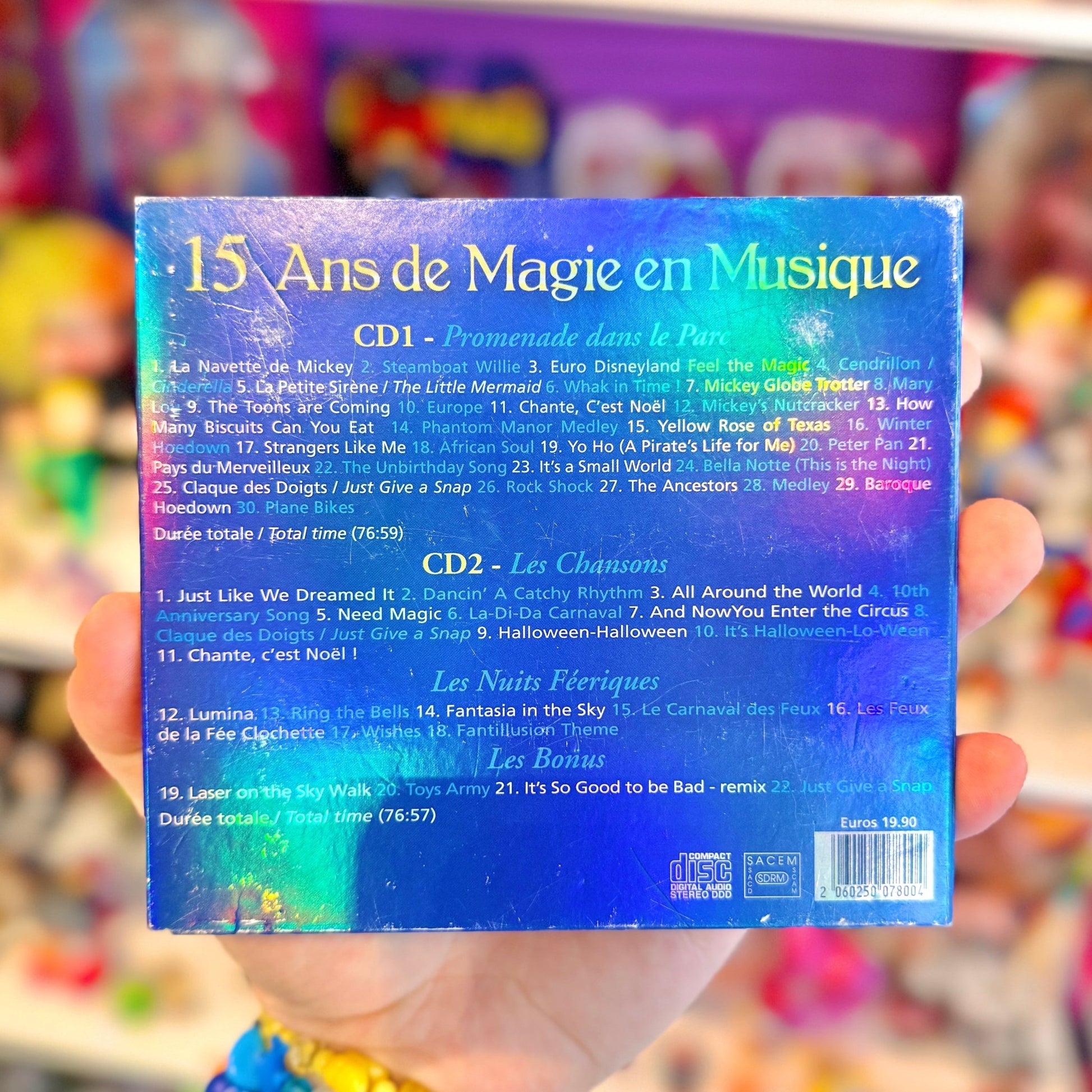 CD: Disney Land Paris - 15 Magical Years (2007) - PopCultGang