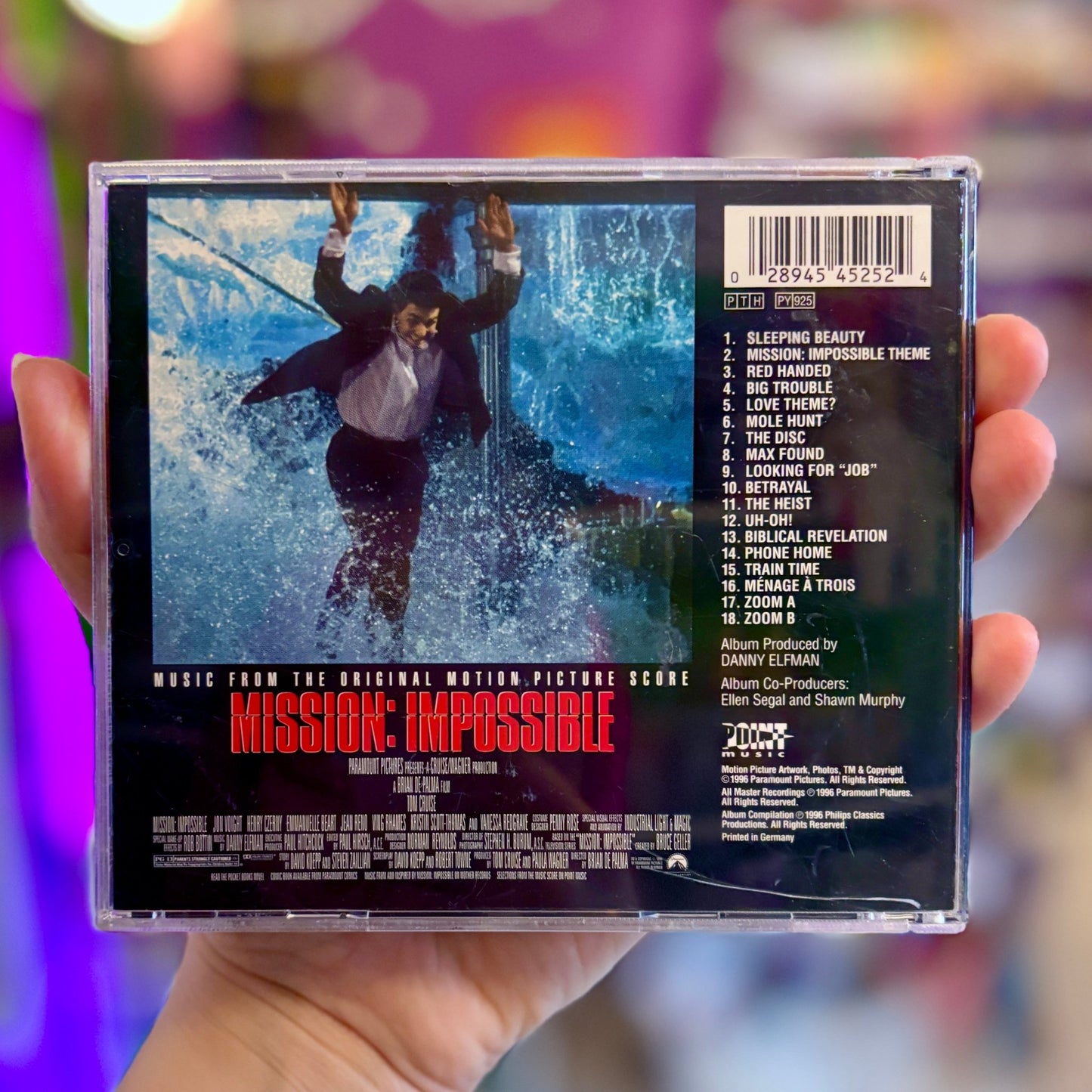 CD: Mission Impossible - Music From The Motion Picture (1996) - PopCultGang