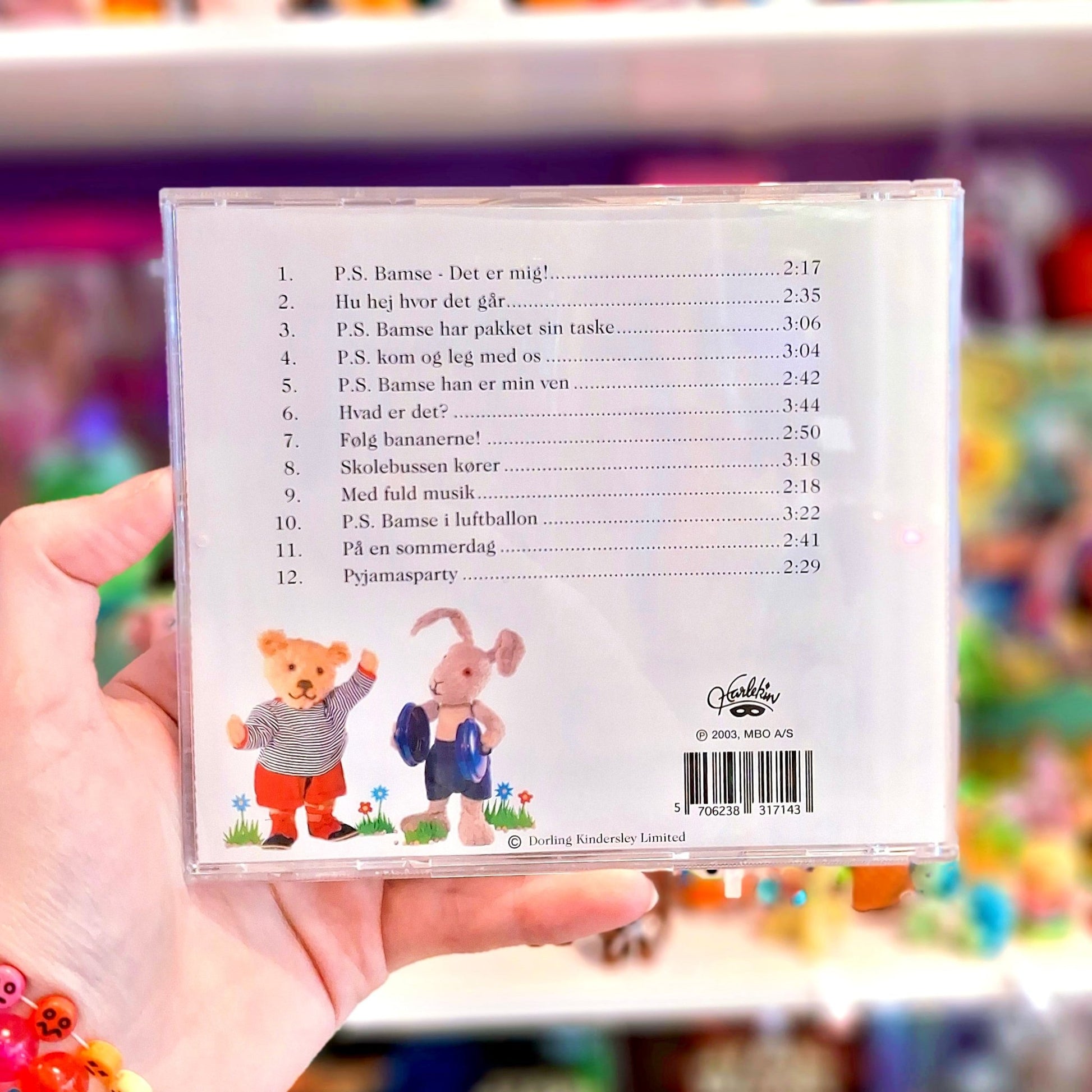 CD: P.S. Bamse - Med Fuld Musik (danish music, 90s) - PopCultGang