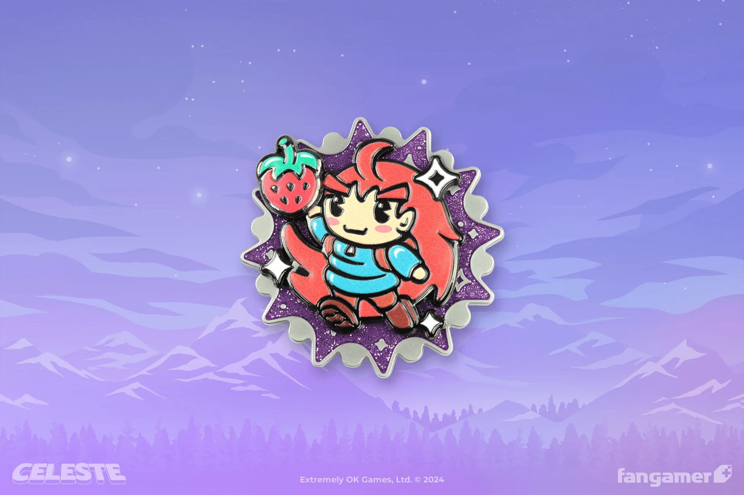 Celeste: Shiny Berry Get! Spinning Pin (Fangamer) - PopCultGang