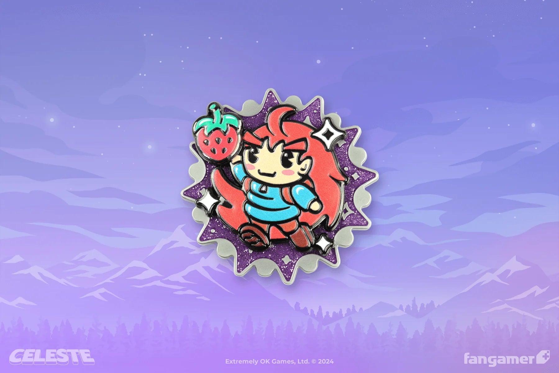Celeste: Shiny Berry Get! Spinning Pin (Fangamer) - PopCultGang