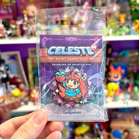 Celeste: Shiny Berry Get! Spinning Pin (Fangamer) - PopCultGang