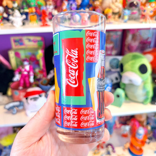 Coca Cola: Always Coca Cola - Colorful Drinking Glass (1997) - PopCultGang