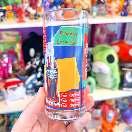 Coca Cola: Always Coca Cola - Colorful Drinking Glass (1997) - PopCultGang