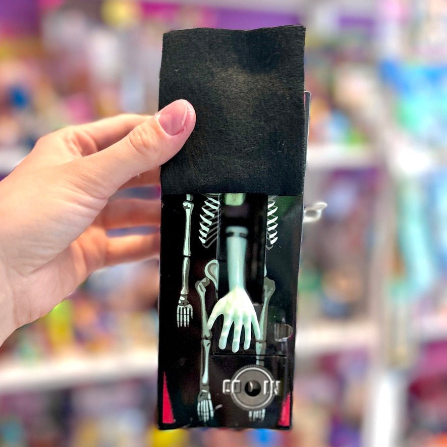 Coffin Horror Bank - Skeleton Tin Wind-Up Novelty Toy (Japanese
