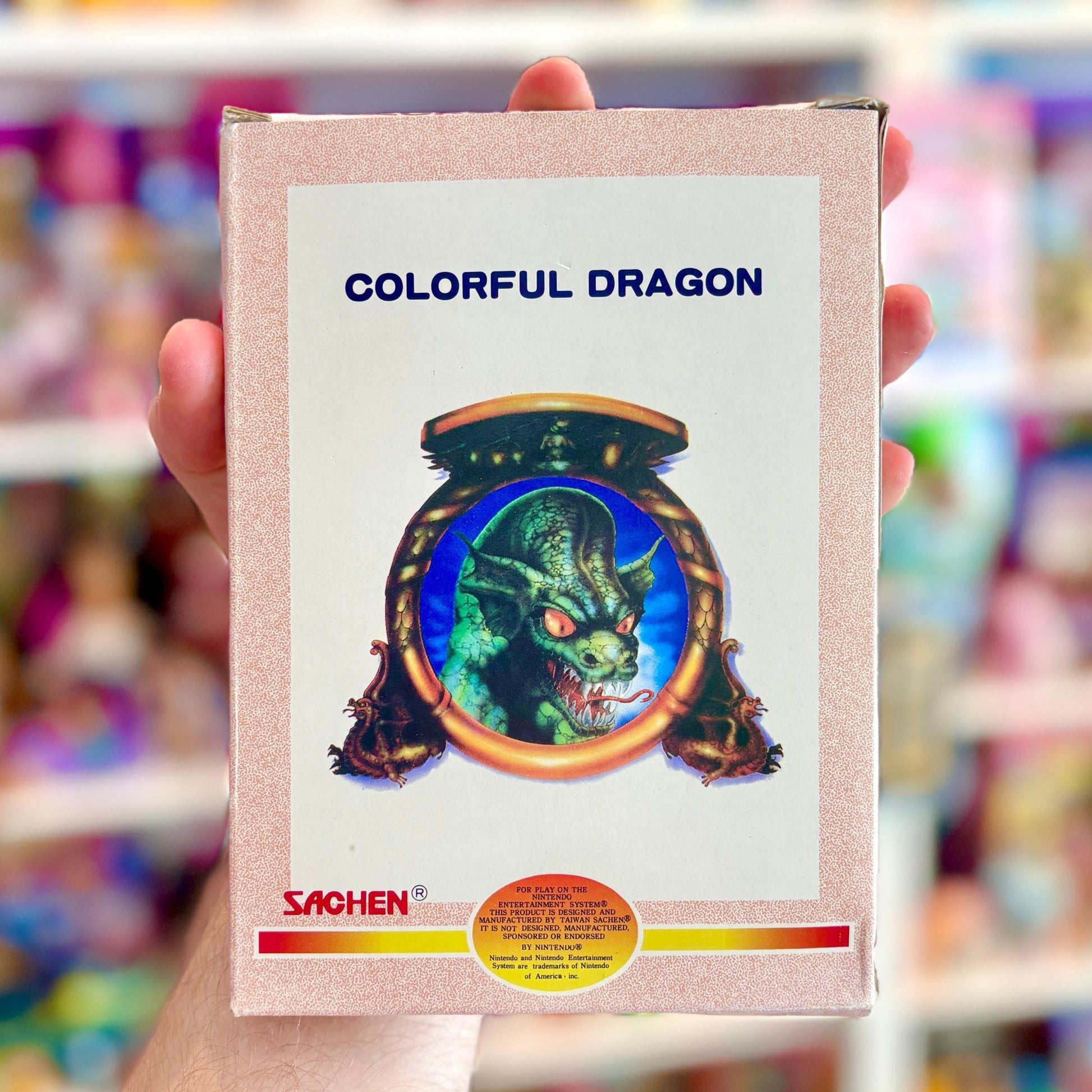 Colorful Dragon (NES, boxed, Sachen) - PopCultGang