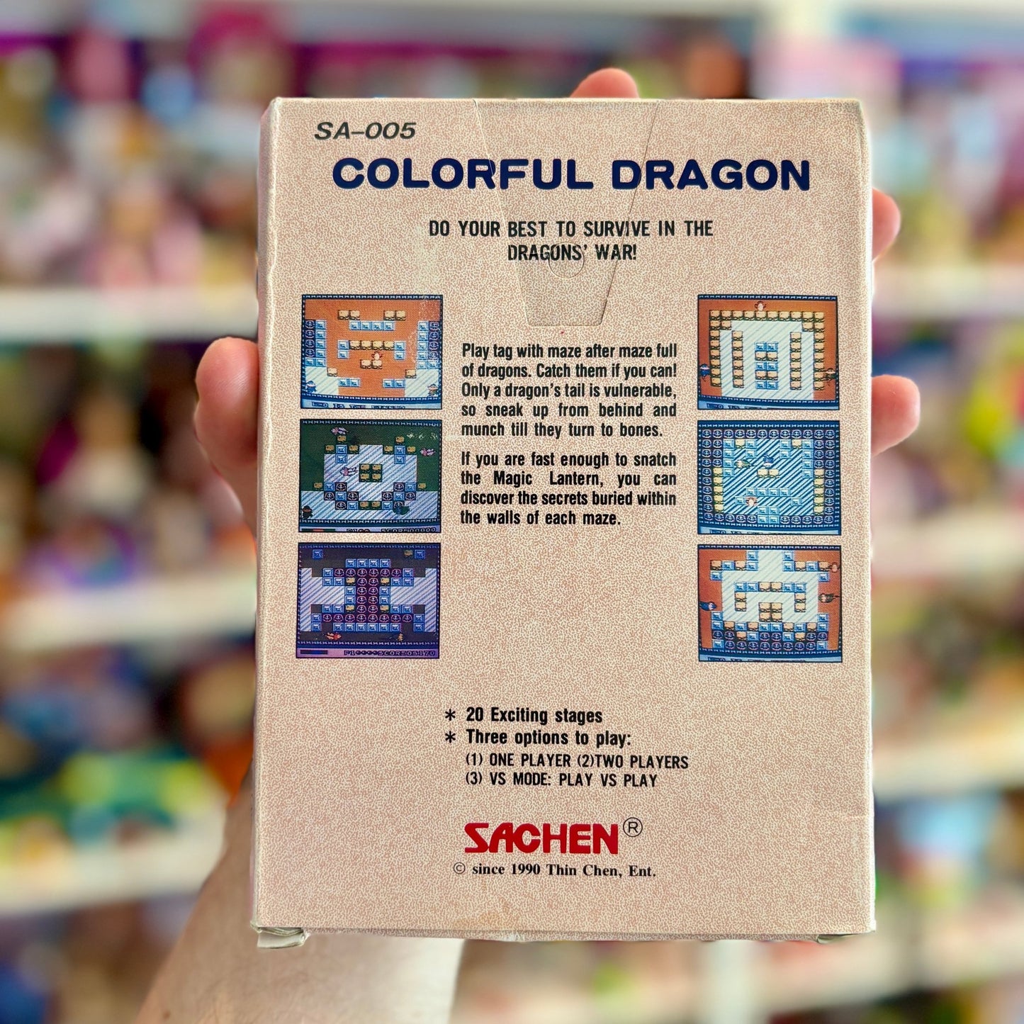 Colorful Dragon (NES, boxed, Sachen) - PopCultGang