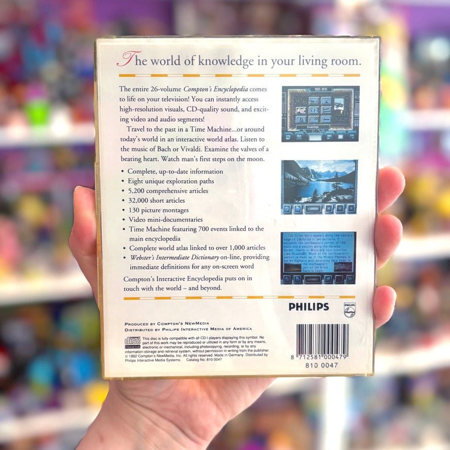 Compton's Interactive Encyclopedia (Phillips CD-I) - PopCultGang