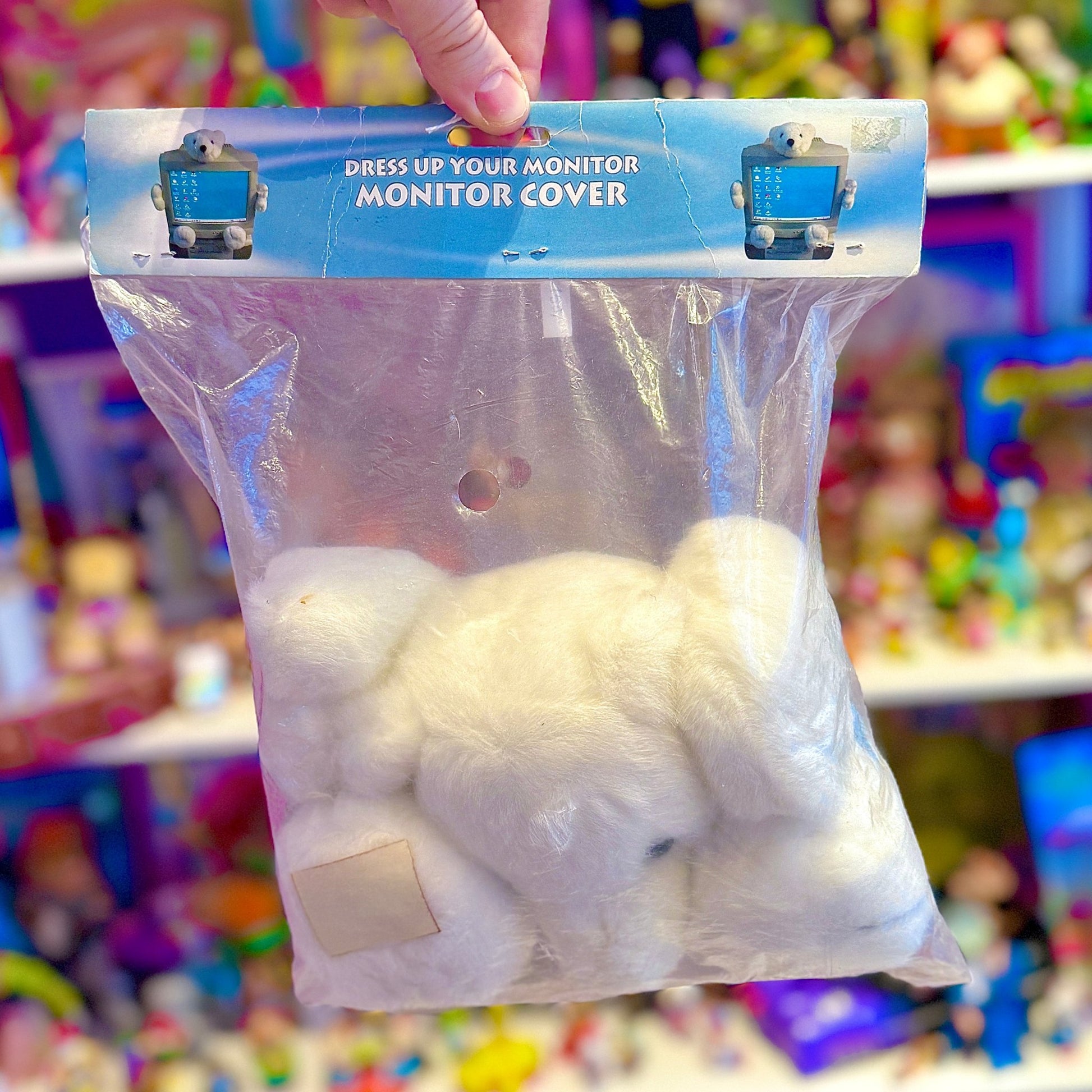 Computer Monitor Teddy Bear Cover - PopCultGang