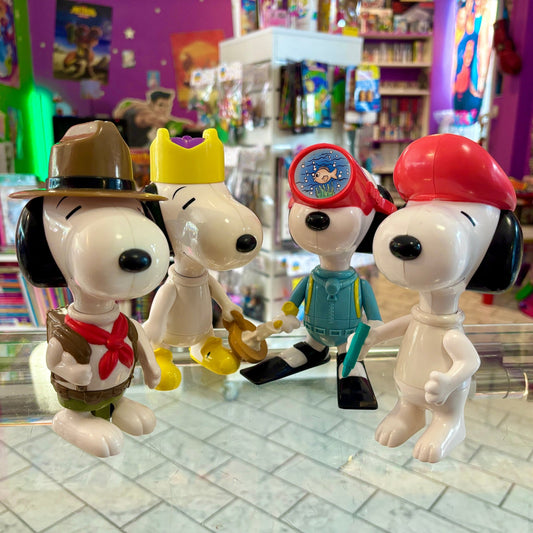 Connect a Snoopy Happy Meal Toy Figures (McDonalds 2000’s) - PopCultGang