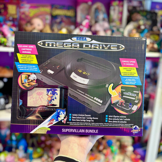 Console Heroes: Mega Drive Console Boss Level With Sonic 1 Cartridge Diorama (Wilder Toys) - PopCultGang