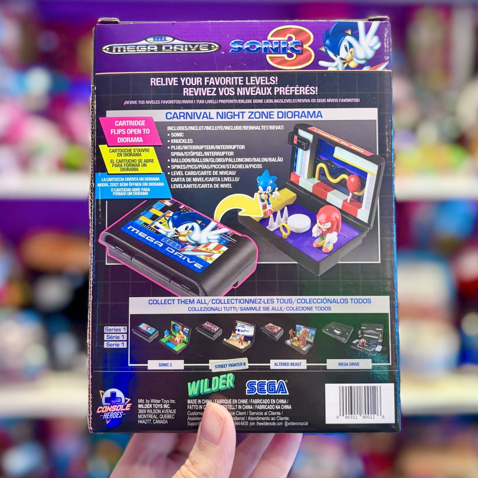Console Heroes: Mega Drive Sonic 3 Cartridge Diorama (Wilder Toys) - PopCultGang