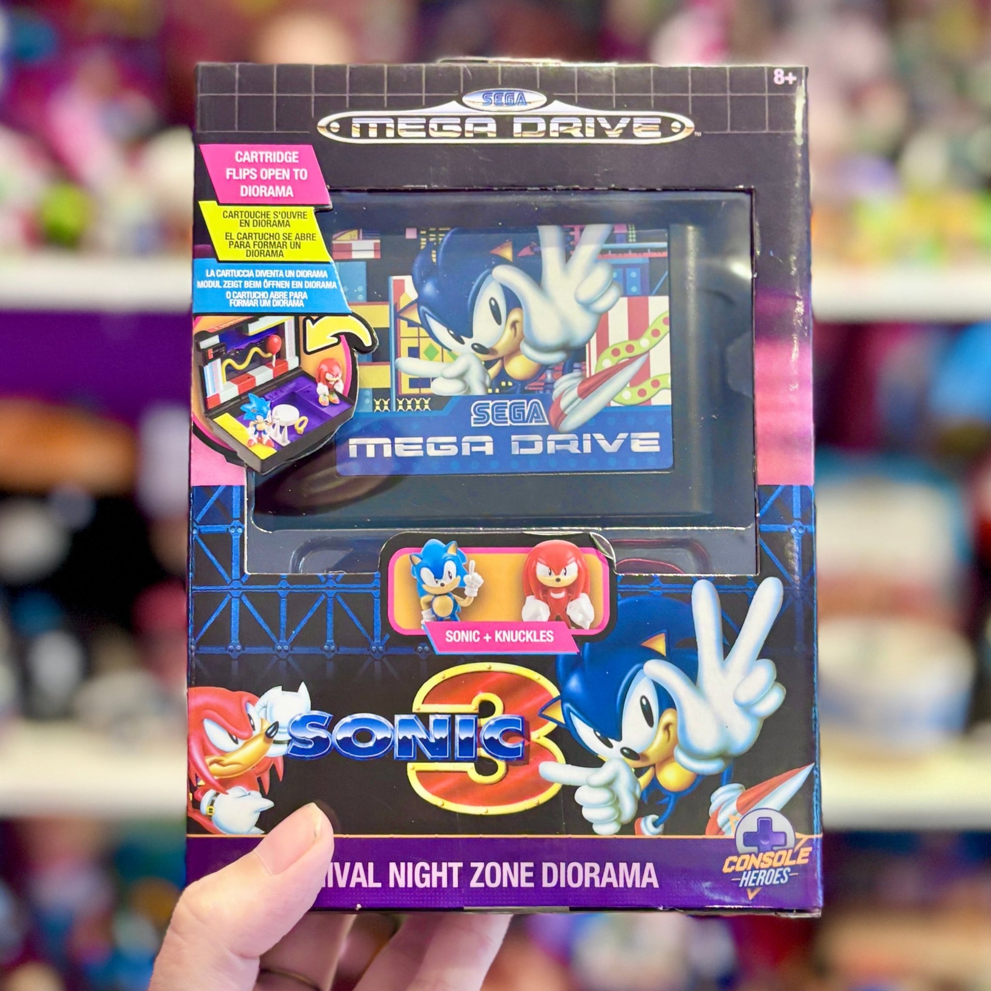Console Heroes: Mega Drive Sonic 3 Cartridge Diorama (Wilder Toys) - PopCultGang