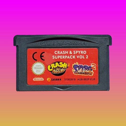 Crash & Spyro Super Pack: Volume 2 (Gameboy Advance) - PopCultGang