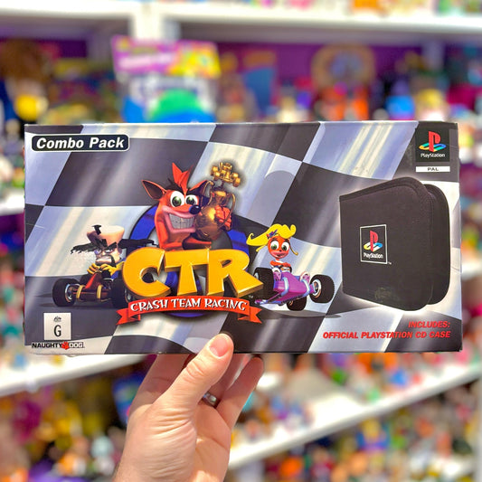 Crash Team Racing - Playstation Case CD Holder Combo Pack (CIB, PS1) - PopCultGang