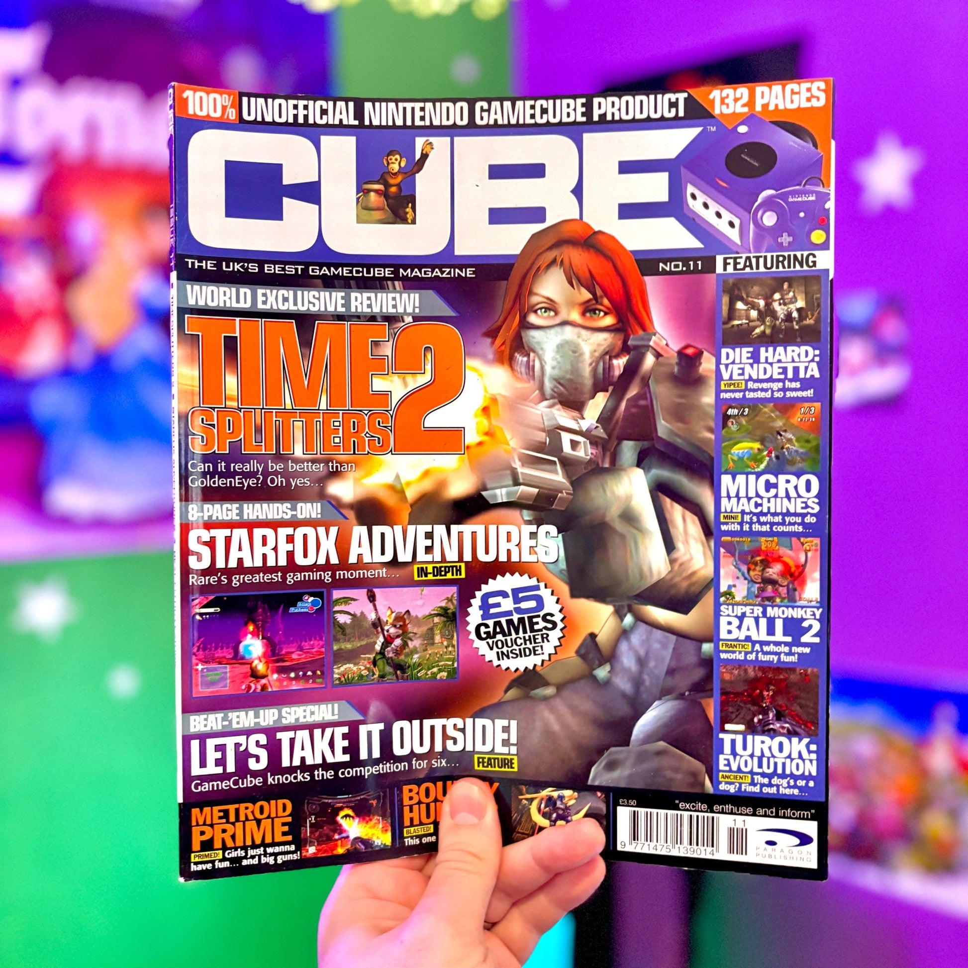 CUBE: The 100% Unofficial Nintendo Gamecube Magazine - No. 11 - Timesplitters 2 (2000s) - PopCultGang