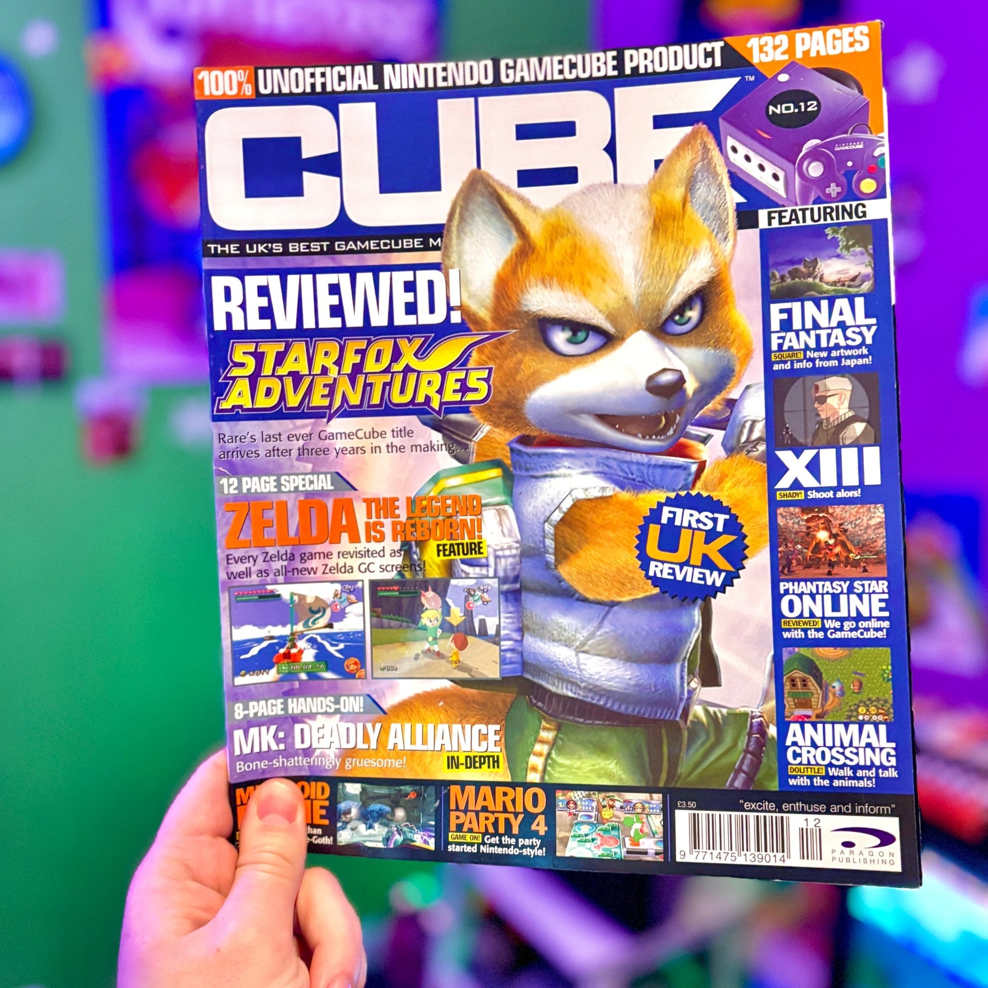 CUBE: The 100% Unofficial Nintendo Gamecube Magazine - No. 12 - Star Fox Adventures (2000s) - PopCultGang