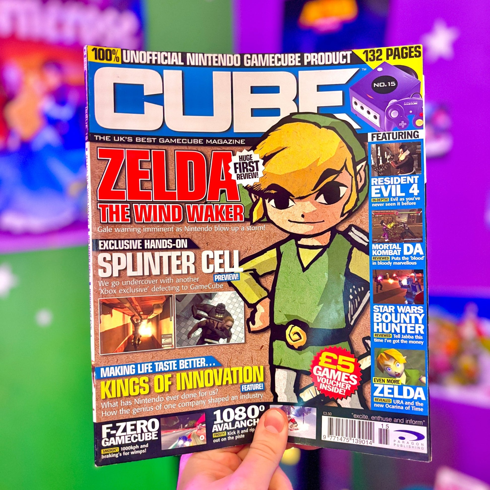 CUBE: The 100% Unofficial Nintendo Gamecube Magazine - No. 15 - Zelda Wind Waker (2000s) - PopCultGang