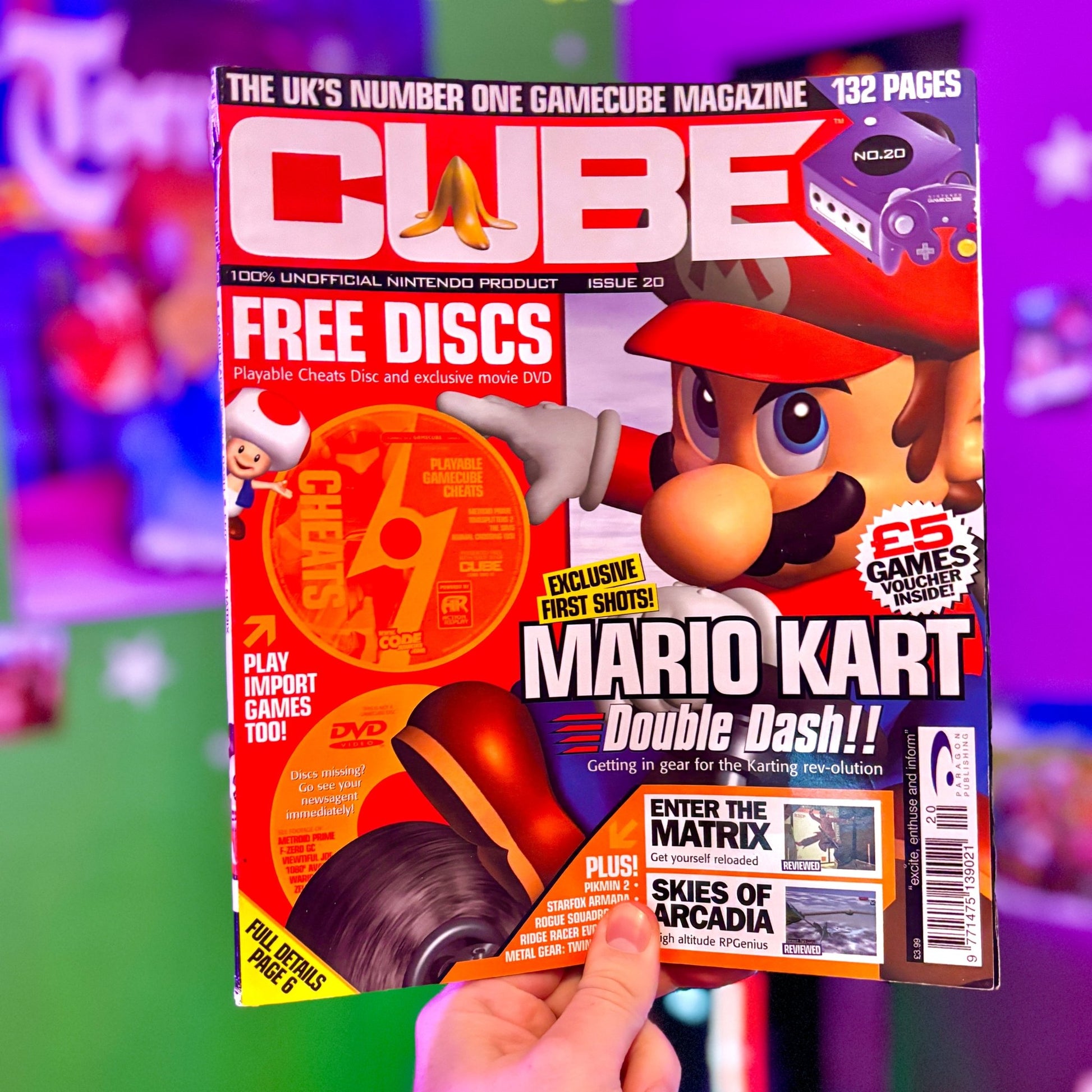 CUBE: The 100% Unofficial Nintendo Gamecube Magazine - No. 20 - Mario Kart: Double Dash!! (2000s) - PopCultGang