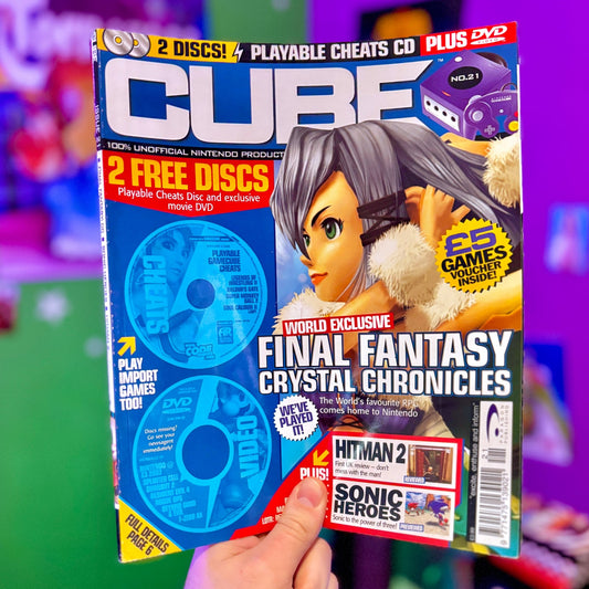 CUBE: The 100% Unofficial Nintendo Gamecube Magazine - No. 21 - Final Fantasy: Crystal Chronicles (2000s) - PopCultGang