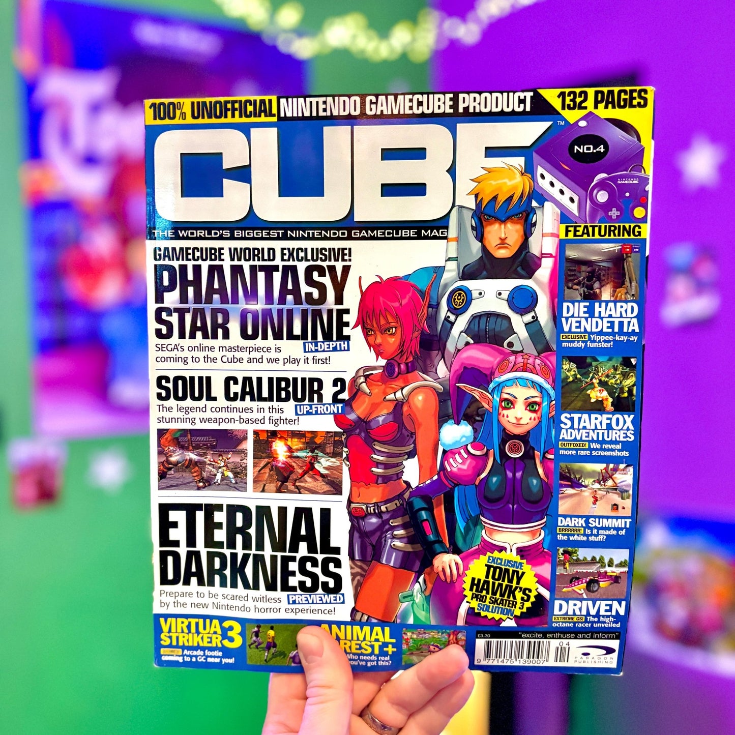 CUBE: The 100% Unofficial Nintendo Gamecube Magazine - No. 4 - Phantasy Star (2000s) - PopCultGang