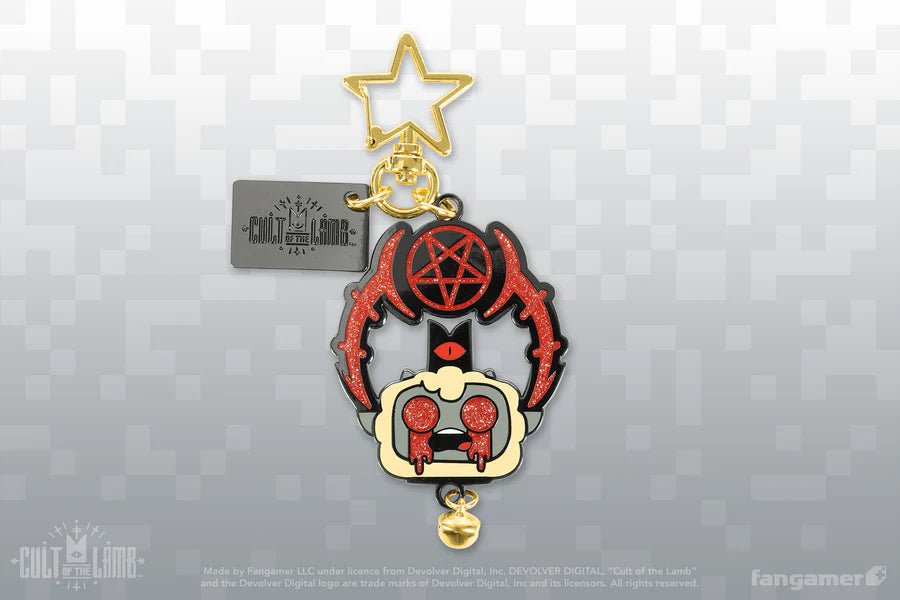 Cult of The Lamb - Crosser of Thresholds Keychain - PopCultGang