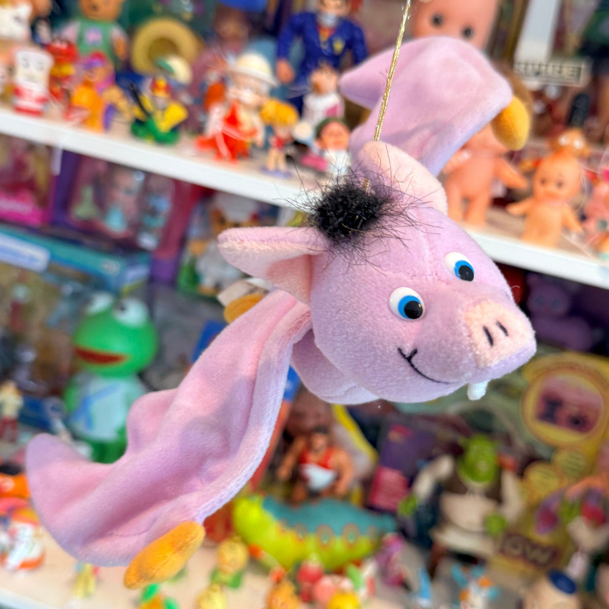 Cute Purple Bat - Hanging Plush Suction Cup (unbranded, 90s) - PopCultGang