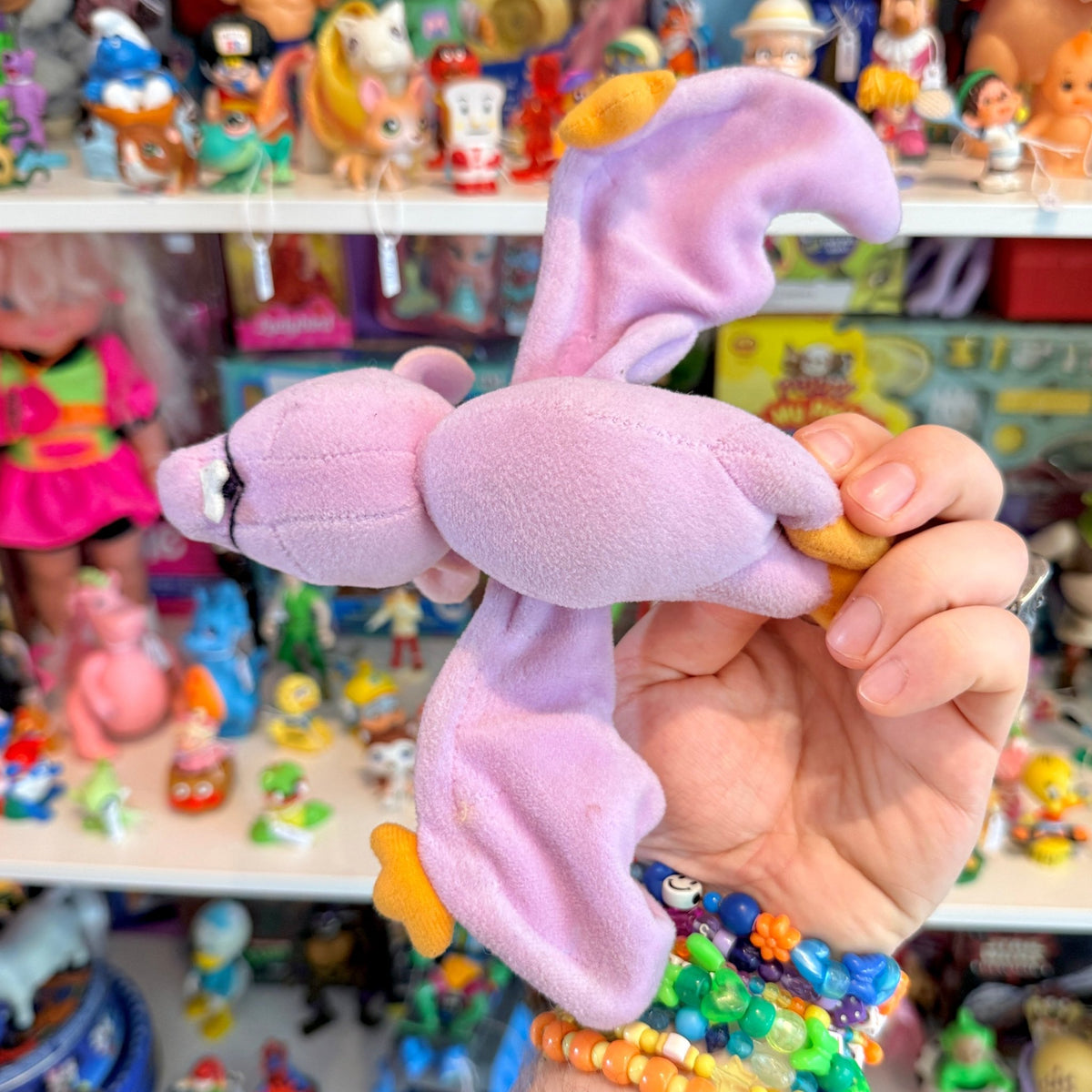 Cute Purple Bat - Hanging Plush Suction Cup (unbranded, 90s) - PopCultGang