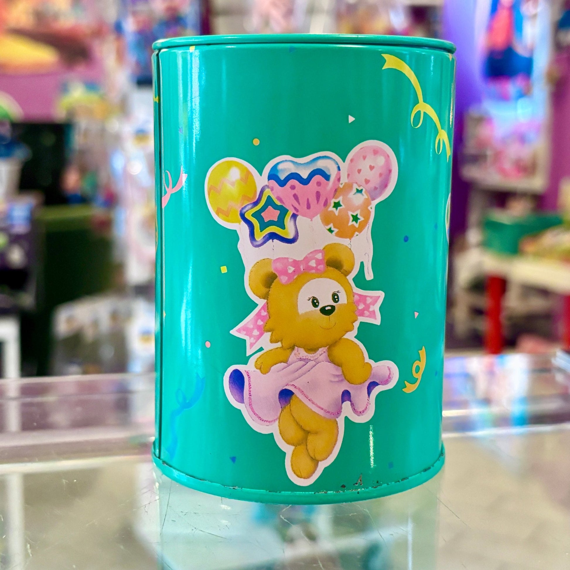 Cute Unbranded Piggy Bank Tin Can (80s) - PopCultGang