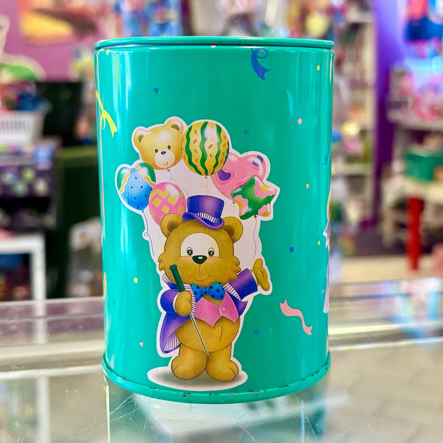 Cute Unbranded Piggy Bank Tin Can (80s) - PopCultGang